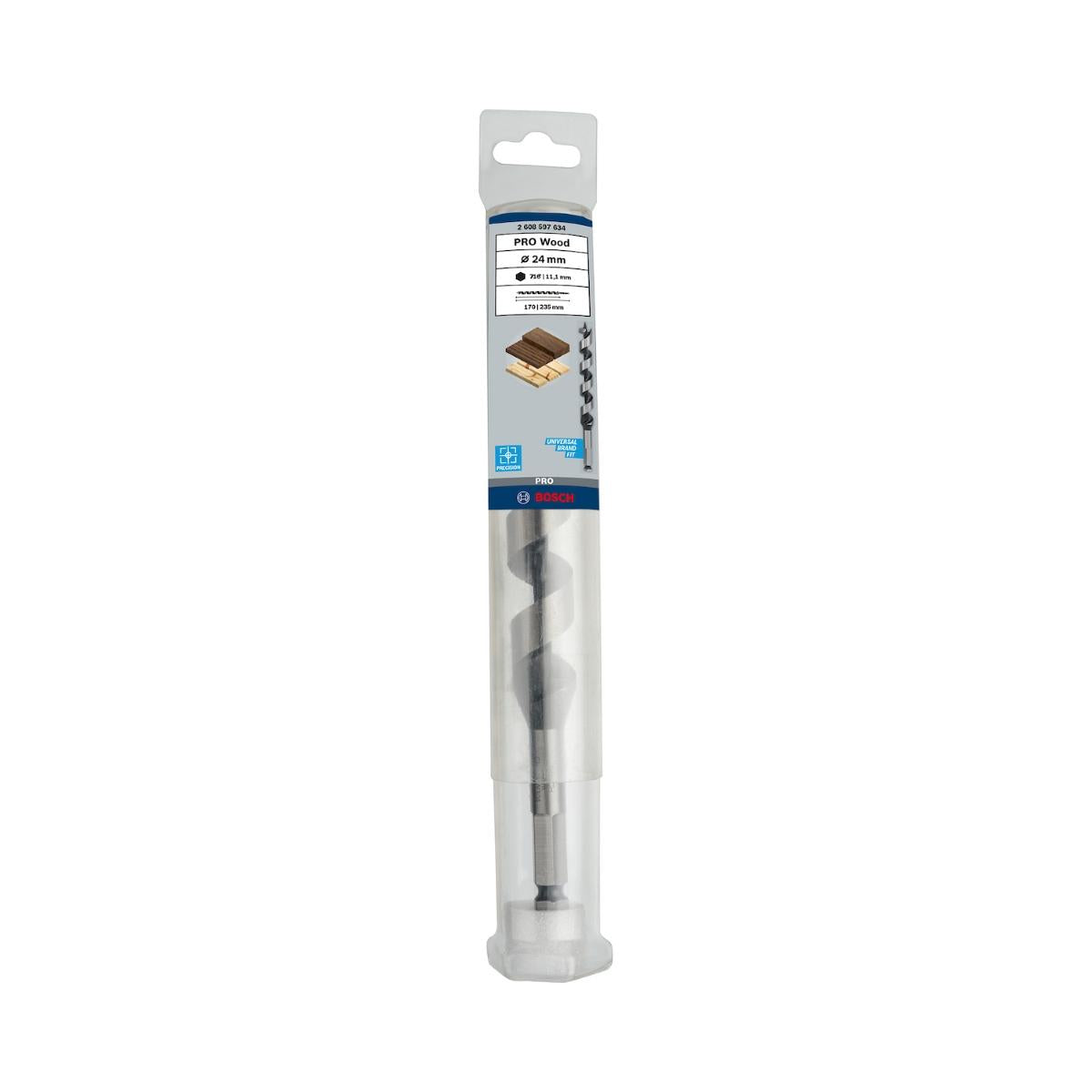Broca Para Madeira Bosch Pro Wood 24,0mm (Encaixe Hexagonal)