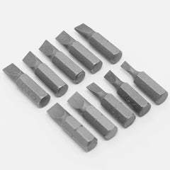 Jogo Bits Fenda 1/4'' 25 mm 10 Peças Tradestar