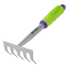 Ancinho Rastelo 5 Dentes Palisad 110x280mm Cabo Emborrachado 275mm 0.203kg Jardim Horta
