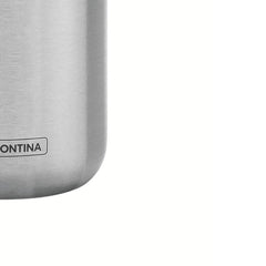 Pote Térmico Tramontina Aço Inox 400 Ml Tampa Azul 8,8 Cm Parede Dupla