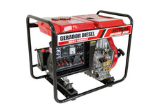 Gerador Diesel 5 KVA Trifásico 220/110 60 Hz MDGT-5000CLE Motomil