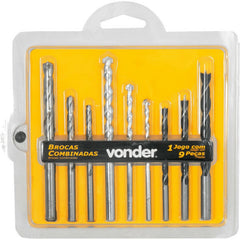Furadeira de Impacto 1/2'' Kit c/ 9 Brocas 220V FIV709 Vonder