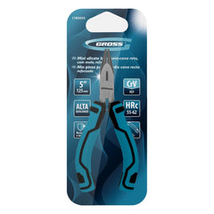 Mini Alicate Bico Meia-Cana Reto Reforçado 5'' 125mm Fosfatizado 1pc