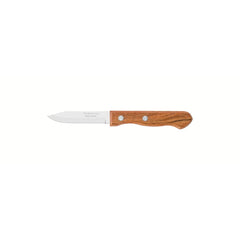 Faca Para Legumes E Frutas Tramontina Dynamic 3 Polegadas Aço Inox Cabo Madeira Natural Resistente