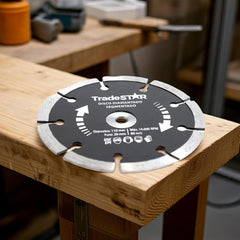 Disco Diamantado 110 mm Segmentado Furo 20 mm Tradestar