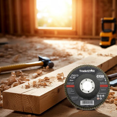 Disco Flap 115 mm G120 Fibra Reto Aço Tradestar