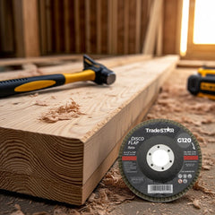 Disco Flap 115 mm G120 Fibra Reto Aço Tradestar
