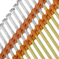 Pregos Galvanizados para Pregador Pneumático 90mm 3,05mm 2000 Unidades Denzel Resistente à Corrosão