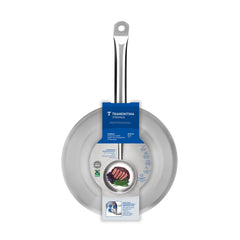 Frigideira Tramontina Professional Rasa Aço Inox Fundo Triplo 20 cm 1,1 L Indução