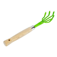 Escardilho 5 Dentes 50x320mm Madeira Palisad Cabo Verniz 1PC Sacho Garra 623538