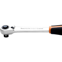 Catraca Encaixe 1/2'' 72 Dentes Tramontina PRO Aço Cromo Vanádio Reversível