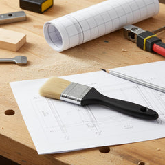 Pincel Gris 1.1/2'' Preto Tradestar