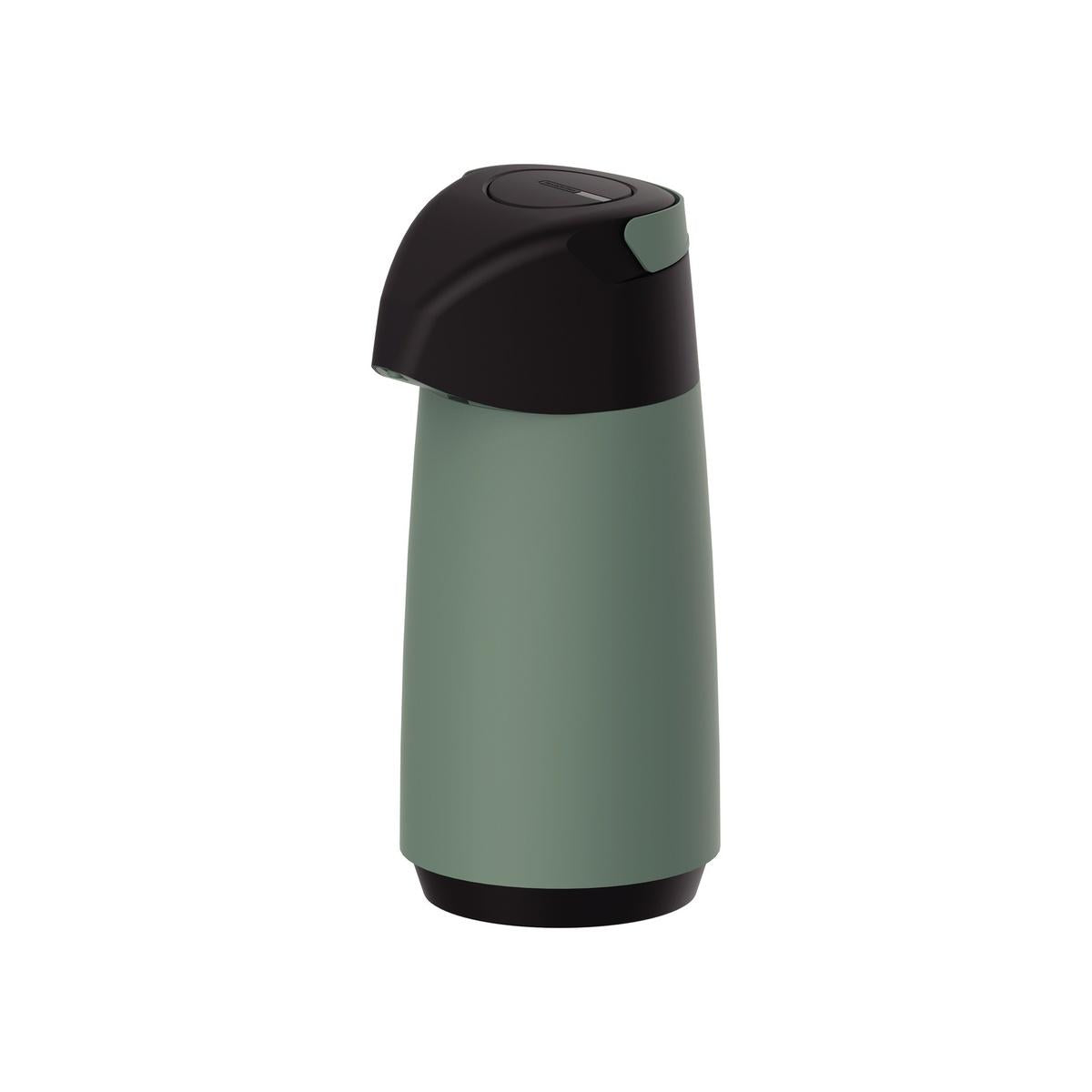 Garrafa Térmica Tramontina Exata 1 L Ampola De Vidro Plástico Verde Corta Pingos BPA Free