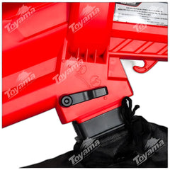Soproaspirador de Folhas Elétrico Toyama 2000W 220V com Bolsa Coletora 40 Litros Triturador Jardinagem Limpeza Quintal