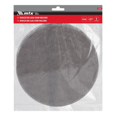 Disco de Lixa Telado com Velcro para Parede e Teto Grão 320 Diâmetro 225mm 5 Peças Alta Performance