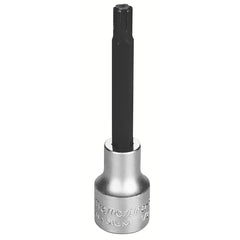 Soquete Ribe Longo 8mm 1/2 Encaixe Aço Cromo Vanádio Cromado Tramontina PRO