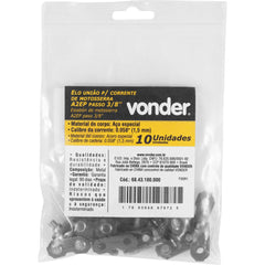Elo União Corrente Motosserra A2Ep Passo 3/8'' 10 pçs Vonder