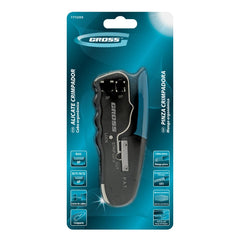 Alicate Crimpador RJ11/12 RJ45 Emborrachado Aço SK5 Decapador Cortador Gross