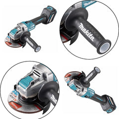 Esmerilhadeira Angular 125Mm Sem Fio 40V Resistência Água Motor BL Com Sistema AWS GA041GZ04 Makita