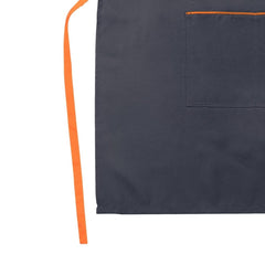 Avental Poliéster Cinza Para Jardinagem 2 Bolsos Ajustável Cintura Proteção e Conforto Tramontina