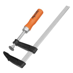 Grampo Sargento Tipo F Aço Carbono 200x50x250mm Cabo Madeira Sparta 2042655 Fixação Precisa
