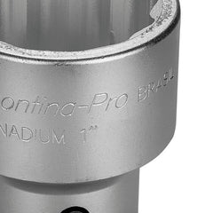 Soquete Estriado Aço Cromo Vanádio 2'' Encaixe 1'' Tramontina PRO Resistente
