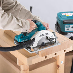 Serra Circular 185Mm Sem Fio 36V Com AWS 2 Baterias Carregador Disco Maleta DHS781PT2J 127V Makita
