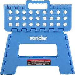 Banqueta Plástica Dobrável Azul 220mm Vonder