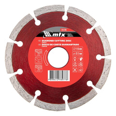Disco de Corte Diamantado Segmentado 115 X 22,2 Mm Corte a Seco Profissional MTX