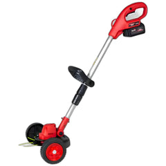 Roçadeira Lateral a Bateria Toyama TBT18BC250S 18V Corte 250mm Carrinho Brushless Kit Bateria 4.0Ah Carregador