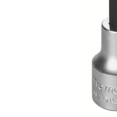 Soquete Ribe Longo 8mm 1/2 Encaixe Aço Cromo Vanádio Cromado Tramontina PRO