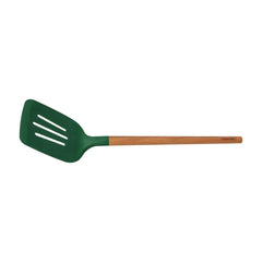Espátula Silicone Tramontina Live Verde Cabo Madeira Resistente 210°C Cozinha Antiaderente Profissional