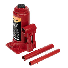 Macaco Hidráulico Garrafa 8T Elevação 200-385mm Aço Alta Resistência Sparta 5032455