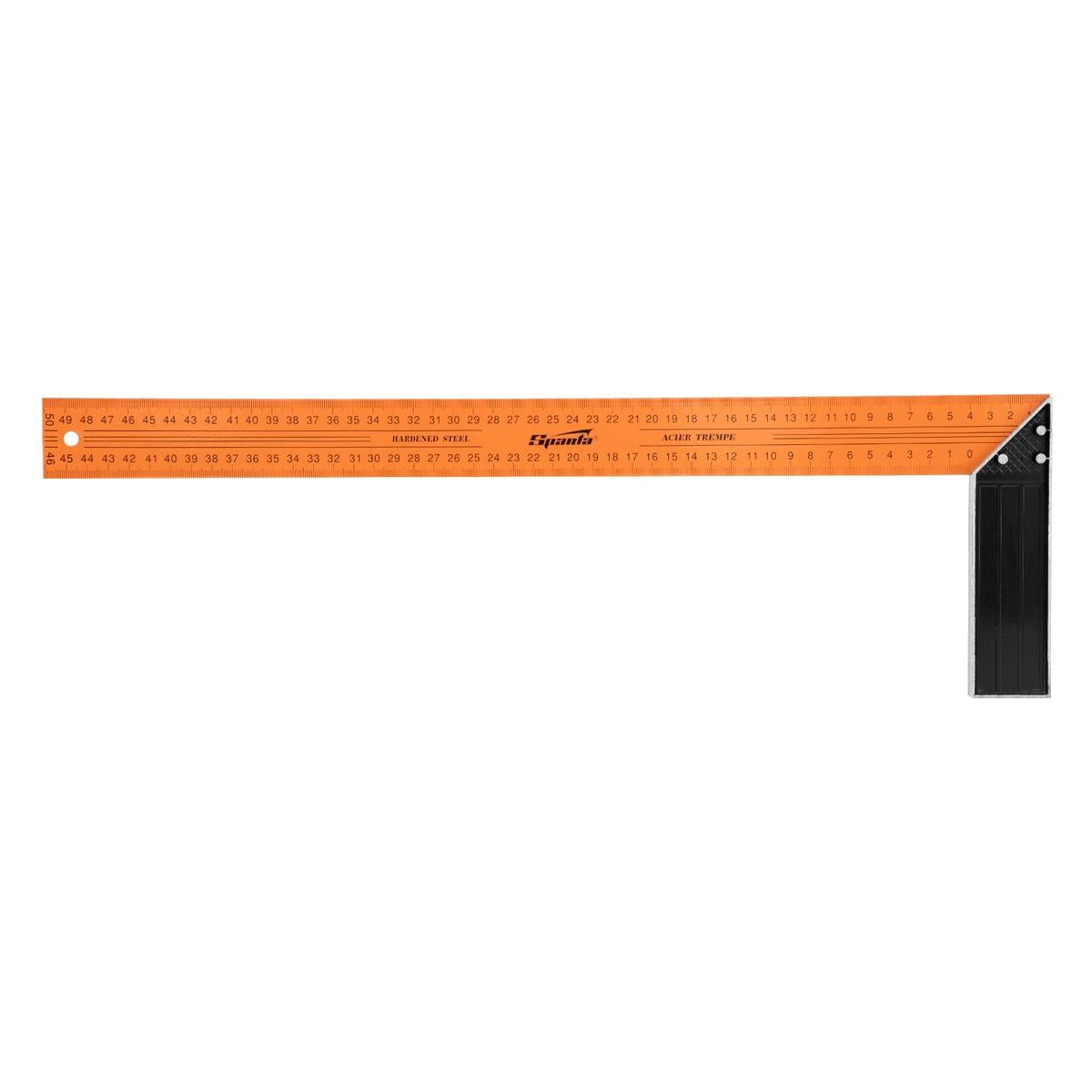 Esquadro Metálico 500mm Sparta 3235255 Aço U8A Precisão Profissional