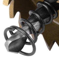 Serra Copo Para Metal 28mm Revestimento Nitreto Titânio Aço HSS Broca Centralizadora