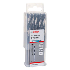 Broca Metal Bosch Aço Rápido Hss-Pointteq 7,3mm 10 Peças