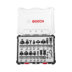 Jogo De Fresas Misto Bosch Encaixe De 1/4'' 15 Peças