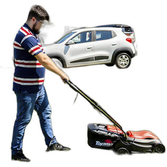 Cortador de Grama Elétrico Toyama TLM320E1-X 1000W 220V Corte 32cm com Recolhedor Rígido 30 Litros Jardim Residencial