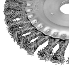 Escova Circular Aço Carbono Torcida 22mm 150mm Para Esmerilhadeira MTX 746349