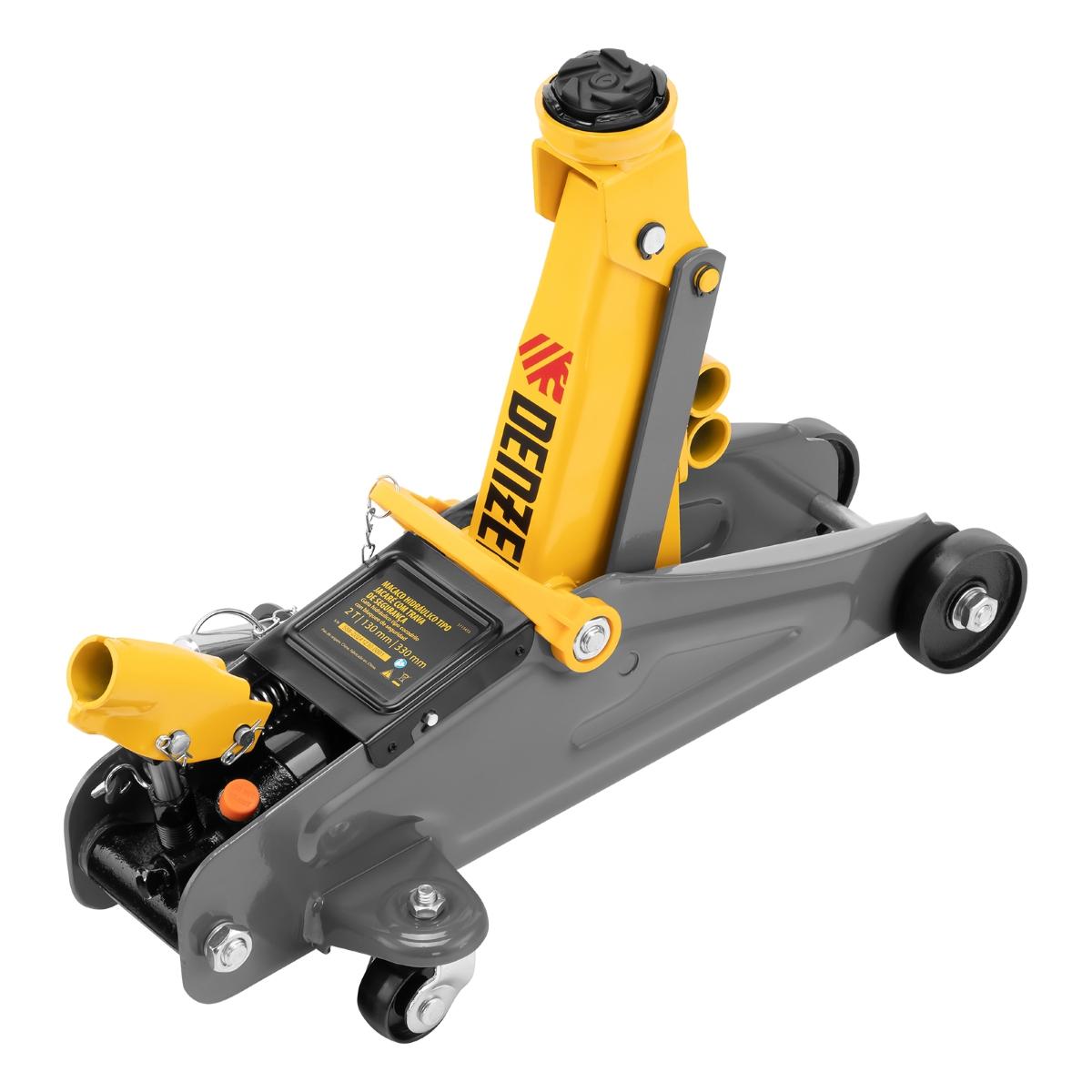 Macaco Hidráulico Jacaré 2 Toneladas 130-330mm Com Trava Denzel 5115455 - Guimepa