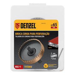 Serra Copo Metal 65mm Nitreto Titânio 1PC M10x1.5 14mm Denzel 72412155