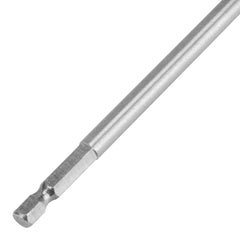 Broca Chata Para Madeira Longa 28mm 300mm Aço 45 Haste Hexagonal 7mm MTX 7040289 Furos Precisos