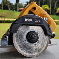 Serra Mármore WAP ESM1300 Cortes Precisos e Base de Metal, Troca Rápida de Escovas 1300W 220V