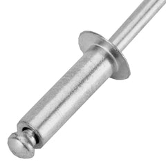 Rebite de Repuxo 4,8 x 16mm 50 Unidades MTX Aço Galvanizado Resistente à Corrosão