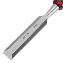 Formão Chanfrado Cabo Dupla Injeção 7/8'' 22mm Aço CrV MTX 245169