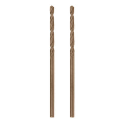 Broca Aço Rápido 2 mm HSS 5% Cobalto 2 Peças MTX Para Inox E Metal Duro