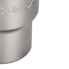 Soquete Sextavado 34 mm 3/4'' Hyper Drive Aço Cromo Vanádio Cromado DIN 3124 Tramontina PRO
