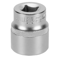 Soquete Sextavado 1/2'' 26mm Aço CrV Stels 1382655 Alta Resistência