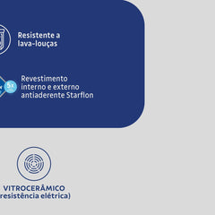 Jogo De Panelas Tramontina Sicília Alumínio Antiaderente Starflon Excellent Avelã 4 Peças