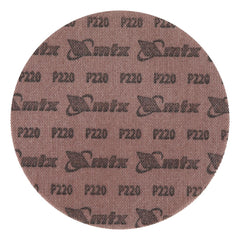 Disco de Lixa Telado com Velcro 180mm Grão 220 5pçs Acabamento Perfeito para Paredes e Tetos